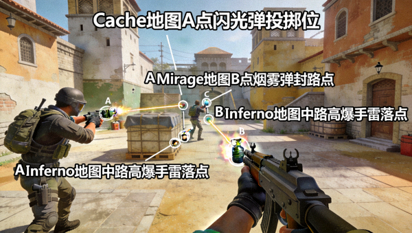 CSGO 投掷物高清点位教学场景展示